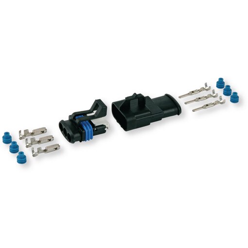 Connector-kit waterproof 1-P 2,8  mm